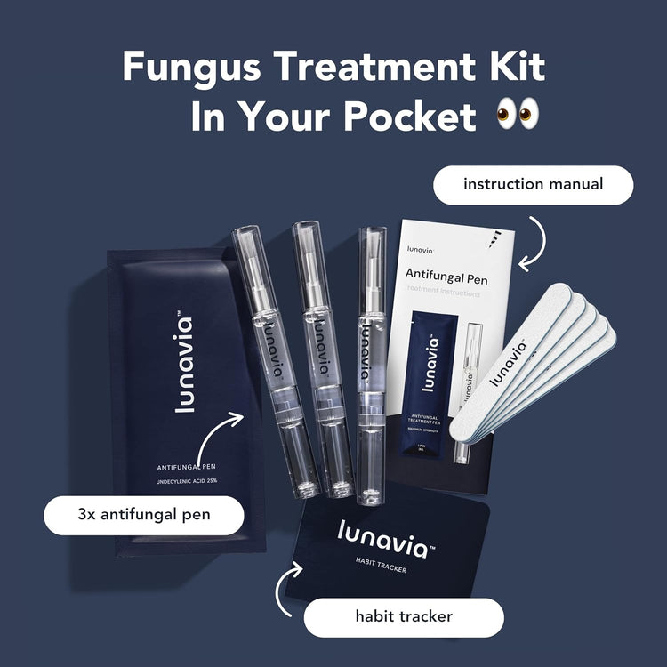 lunavia™ Antifungal Pen - 25% Undecylenic Acid-3-PackTwist Pen(9ML Volume)